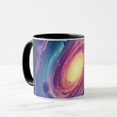 Mug Conception spatiale de la boue de café cosmique (Devant gauche)