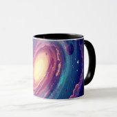 Mug Conception spatiale de la boue de café cosmique (Devant droit)