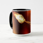 Mug Conception spéciale pour joueur de fléchettes - Pe (Devant gauche)