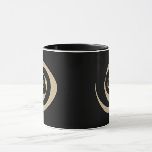 Mug Conception spirale abstraite (Centre)