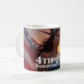 Mug Conception splendide du 4 juillet - Feux d'artific (Devant gauche)