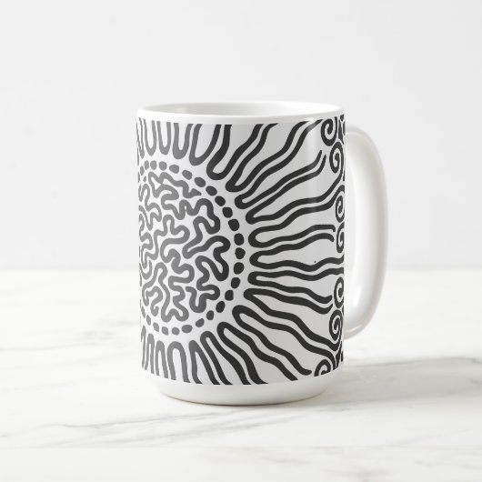 Mug Conception Sun Abstract (Devant droit)