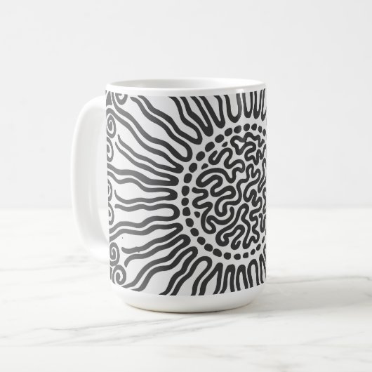 Mug Conception Sun Abstract (Devant gauche)