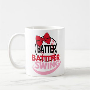 Mug Conception Sur Le Thème Du Baseball "Batter Batter