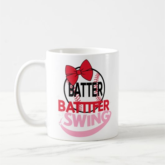 Mug Conception Sur Le Thème Du Baseball "Batter Batter (Gauche)