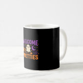 Mug Conception SVG de fantôme de Halloween Bienvenue m (Devant droit)
