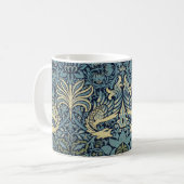 Mug Conception tissée de paon et de dragon de William (Devant gauche)