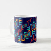 Mug Conception tordue d'abrégé sur formes (Devant gauche)