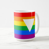 Mug Conception triangulaire Gay pride (Devant droit)