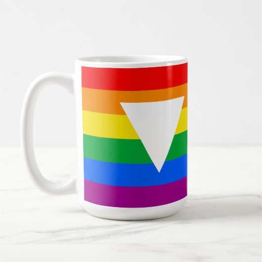 Mug Conception triangulaire Gay pride (Gauche)