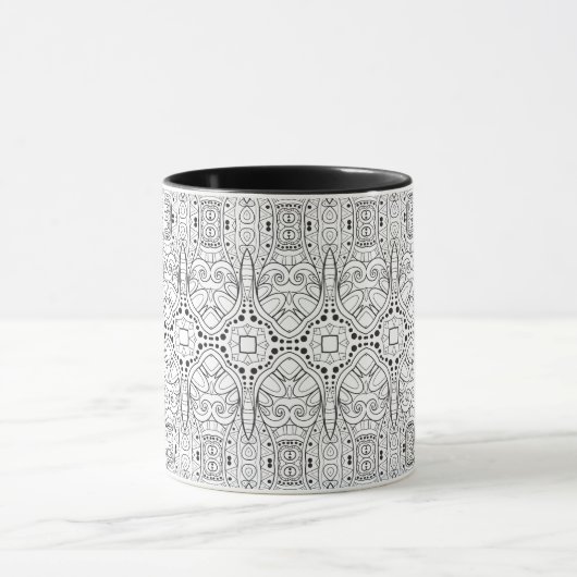 Mug Conception tribale de Zendoodle (Centre)