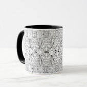 Mug Conception tribale de Zendoodle (Devant gauche)