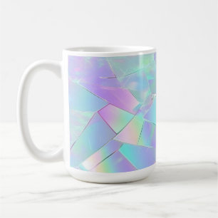 Mug Conception turquoise et violette Iridescente