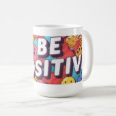 Mug Conception typographique vibrante Kawaii Doodle po (Devant droit)
