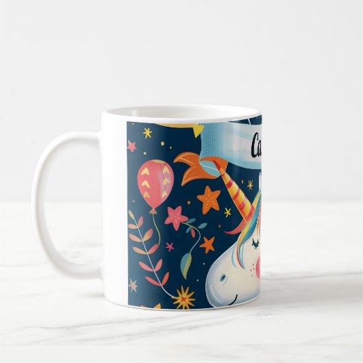 Mug Conception Unicorne pour enfants (Gauche)