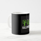 Mug Conception vectorielle d'arbres de chauves-souris (Devant gauche)