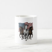 Mug Conception vectorielle de chevaux de course patrio (Centre)