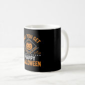 Mug Conception vectorielle de friandises de citrouille (Devant droit)