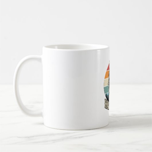 Mug Conception vectorielle de gravure de coucher de so (Gauche)