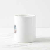 Mug Conception vectorielle de lettrage de drapeau de p (Centre)