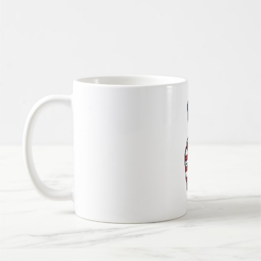 Mug Conception vectorielle de main de signe de paix pa (Gauche)