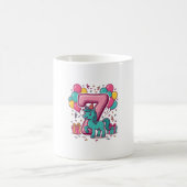 Mug Conception vectorielle de poney mignon pour la fêt (Centre)