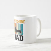 Mug Conception vectorielle pour amateur de chien père (Devant droit)