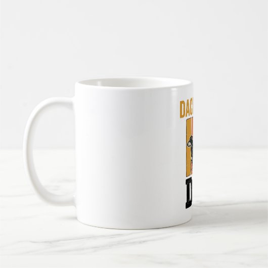 Mug Conception vectorielle pour amateur de chien père (Gauche)