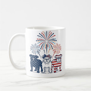 Mug Conception vectorielle vintage de feux d'artifice