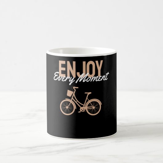 Mug Conception Vélo - Profitez De Chaque Moment (Centre)