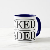 Mug Conception verrouillée et chargée de chasteté (Devant droit)