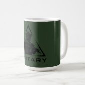 Mug conception verte des opérations spéciales militair (Devant droit)