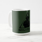 Mug conception verte des opérations spéciales militair (Devant gauche)