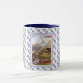 Mug Conception vintage de Suisse, Zermatt Matterhorn (Centre)
