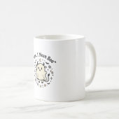 Mug Conception Vintage Halloween Fantôme Vache Mignonn (Devant droit)