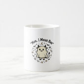 Mug Conception Vintage Halloween Fantôme Vache Mignonn (Centre)
