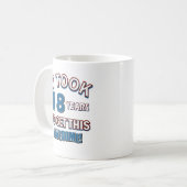 Mug conceptions d'anniversaire de 18 ans (Devant gauche)
