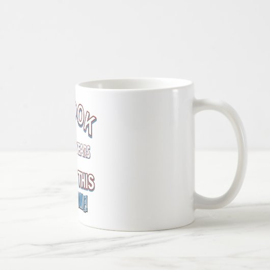 Mug conceptions d'anniversaire de 77 ans (Droite)