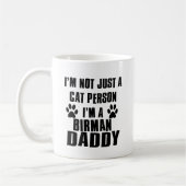 Mug Conceptions de chat de chemises de Birman (Gauche)