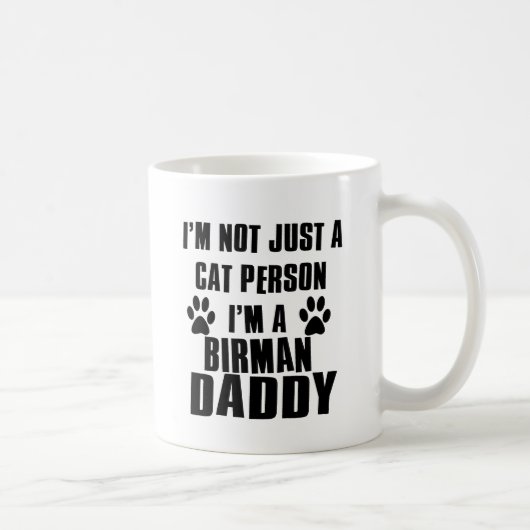 Mug Conceptions de chat de chemises de Birman (Droite)