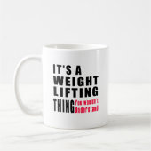Mug Conceptions de chose d'haltérophilie (Gauche)