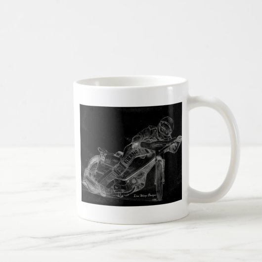 Mug conceptions de dièse. bikeonblack de speed-way (Droite)
