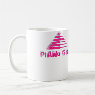 Mug Conceptions de fille de piano pour femmes pour les