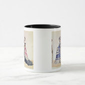 Mug Conceptions de mode pour des femmes des 1860's (Centre)