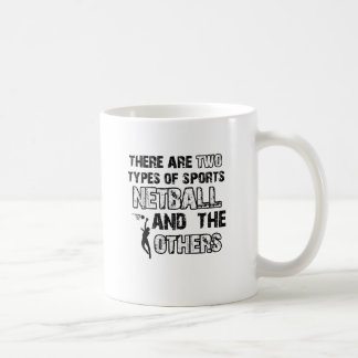 Mug Conceptions de net-ball pour des amants du sport