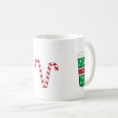 Mug Conceptions de Noël Vacances (Devant droit)