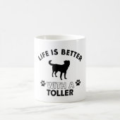Mug Conceptions de race de chien de Toller (Centre)