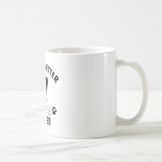 Mug Conceptions de race de chien de Toller (Droite)