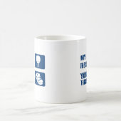 Mug conceptions de thérapie de ping-pong (Centre)