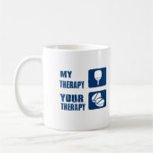 Mug conceptions de thérapie de ping-pong (Gauche)
